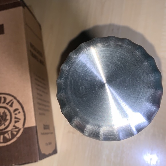 BANFF & JASPER Laser Etched Woodgrain Insulated Travel Mug 17oz - Picture 5 of 13